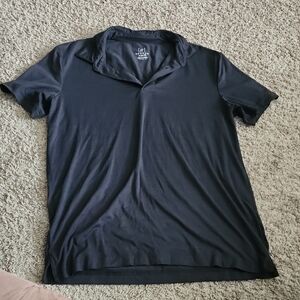 George Classic Black Polo Shirt Mens Size S
